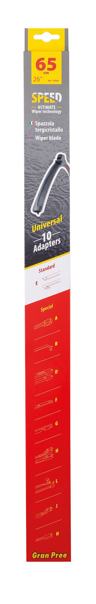 Lampa Gran-Pree Speed, spazzola tergicristallo - 65 cm (26") - 1 pz 19342