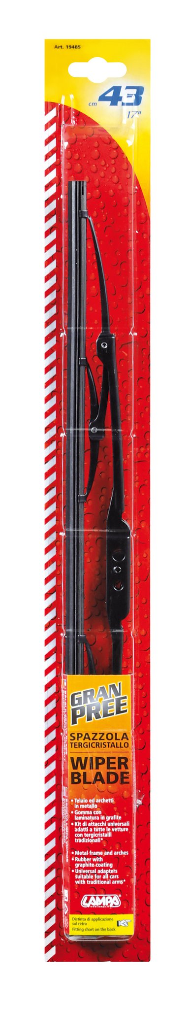 Lampa Gran-Pree, spazzola tergicristallo - 43 cm (17") - 1 pz 19485