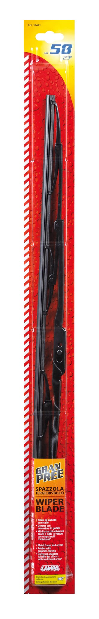 Lampa Gran-Pree, spazzola tergicristallo - 58 cm (23") - 1 pz 19491