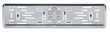 Lampa Portatarga Posteriore ABS Cromato a Fissaggio Rapido