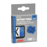 Lampa Set 100 bottoncini targa - Azzurro 19915