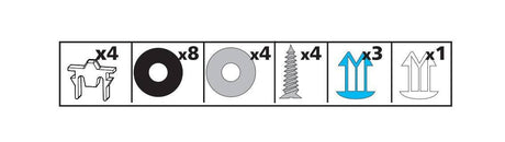 Lampa Portatarga posteriore Europeo universale 19916