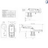Di-Tec Presa USB-A + USB-C IPX6 12V/36W – 24V/60W
