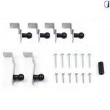 Remis Set clip fissaggio REMItop Vario II 55 mm 400x400 mm