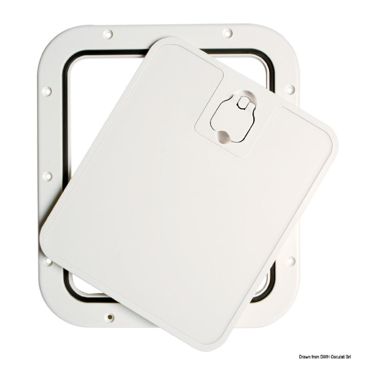 Portello estraibile bianco 305 x 355 mm