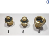 GOK Euro-Set IT set 3 adattatori per regolatore italiano su bombole europee