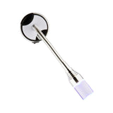 Lampada da lettura flessibile Dimatec Flexi 2 con luce notturna blu, cromato