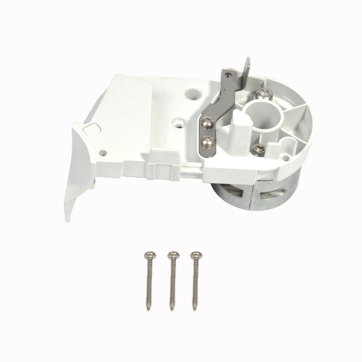 Thule Piastra finale sinistra con manovella per tendalino TO 5200, bianca