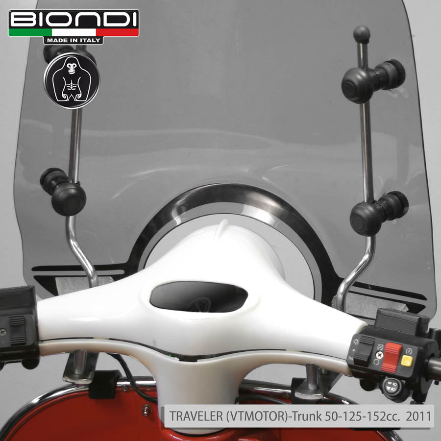 Biondi Parabrezza Z con Attacchi Traveller VT Motor Trunk 50/125/152 cc Maestrale 2011