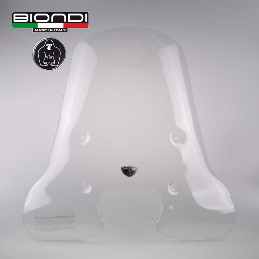 Biondi Parabrezza Z Trasparente + Kit Attacchi WT Motors Hollywood 50 cc 2008