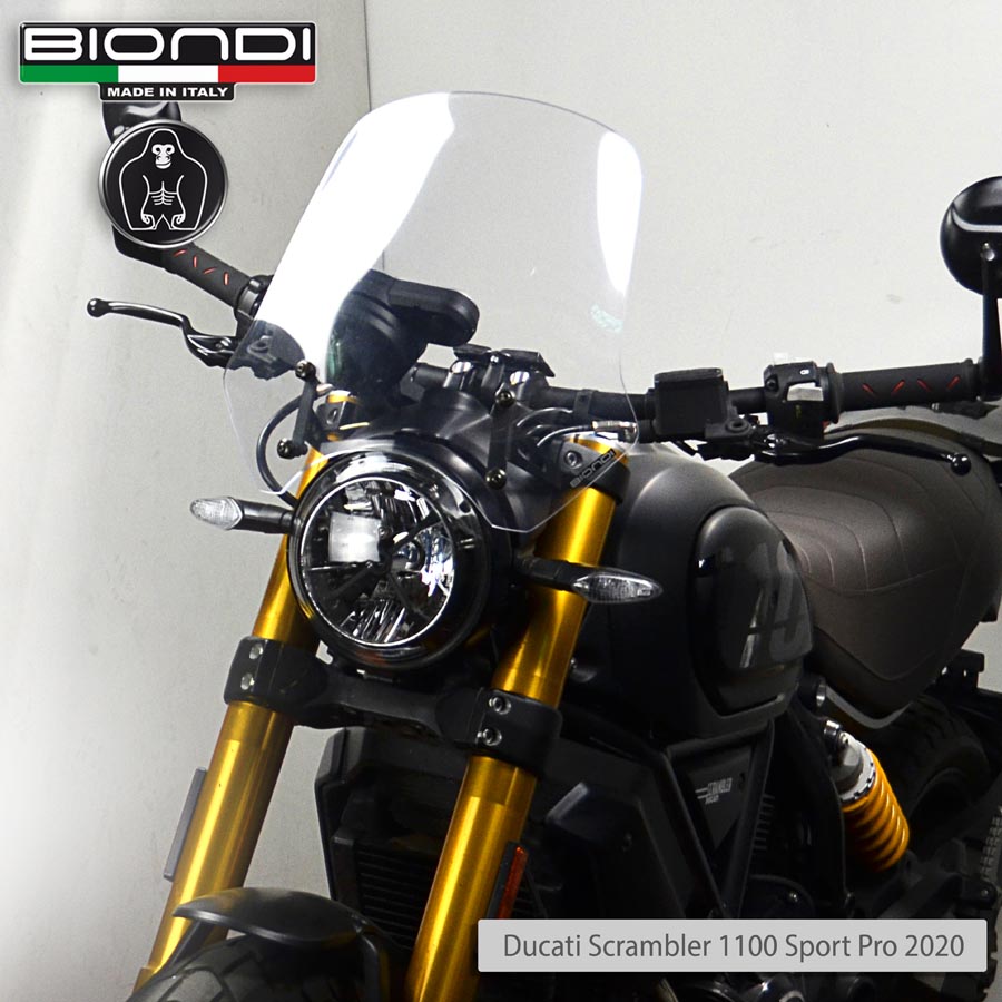 Biondi Cupolino Touring Trasparente Ducati Scrambler 400/800/1100 cc