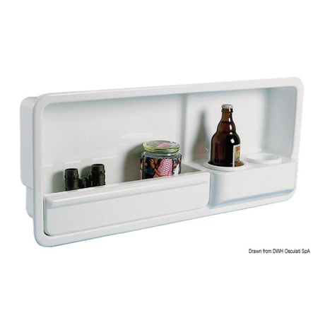 Osculati Vano laterale portaoggetti provvisto di due portabicchieri /lattine/ piccole bottiglie 20.027.01