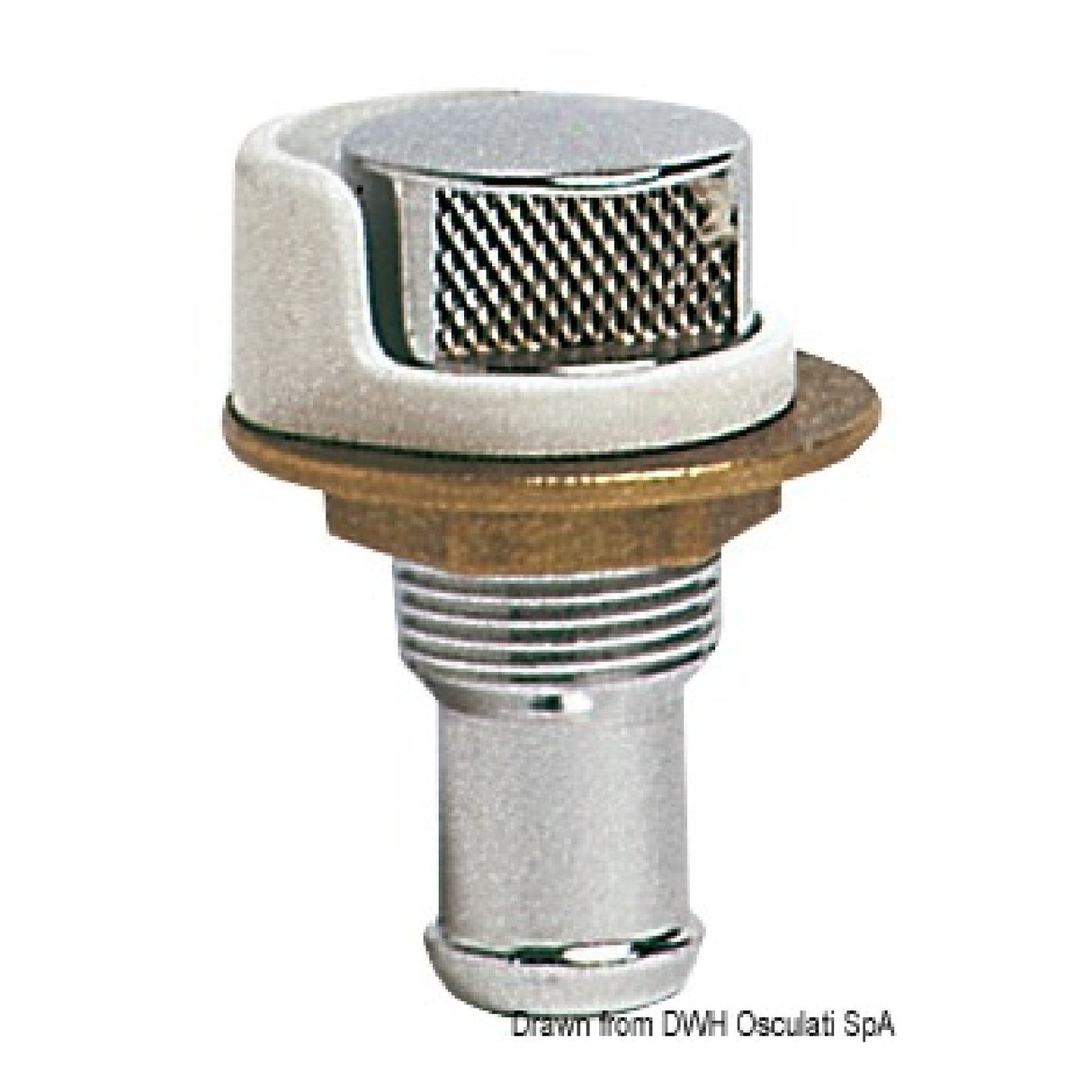 Osculati Spritzschutz-Kraftstoffentlüftung 20.172.01