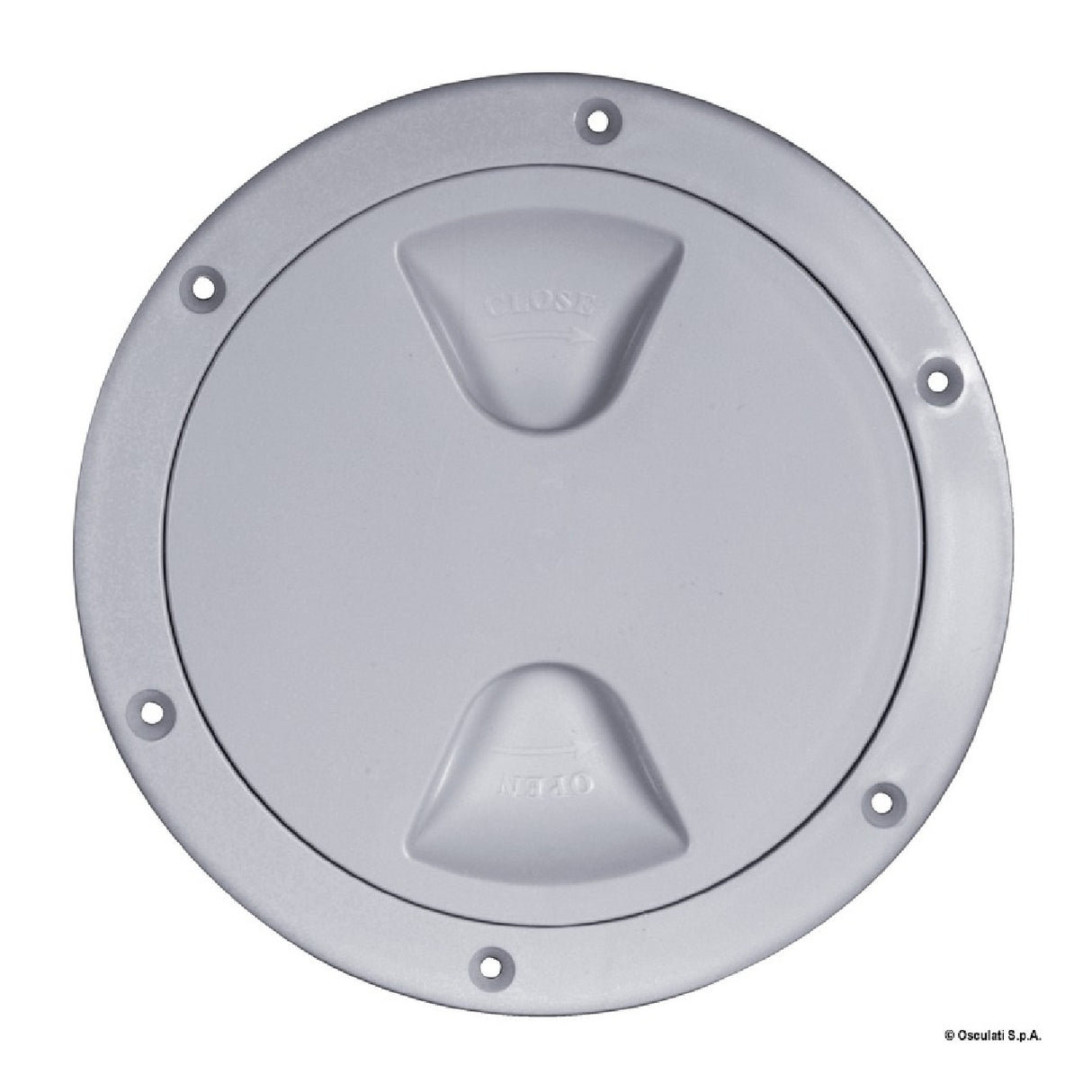 Trampilla de inspección Osculati de 4 pulgadas gris ral7042 20.204.30