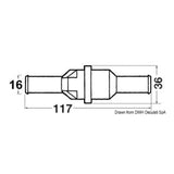 Osculati Umweltfreundliches Gerät zur Montage entlang des Kraftstoffentlüftungsrohrs mit Doppelfunktion 20.250,00