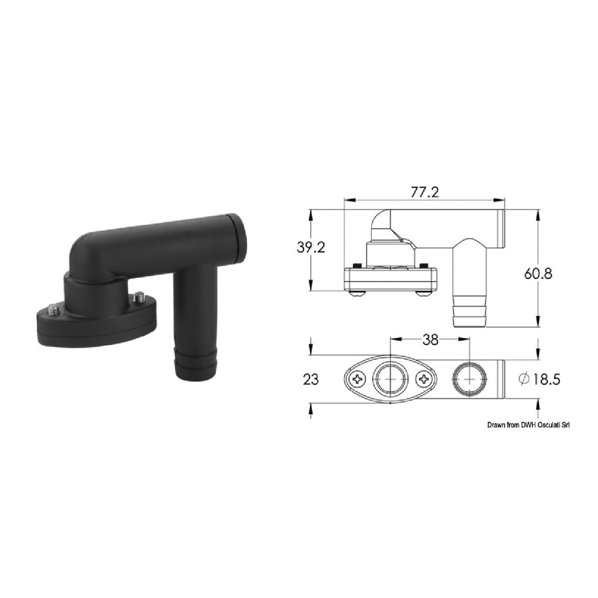 Osculati Entlüftungsfalle 20.251.00
