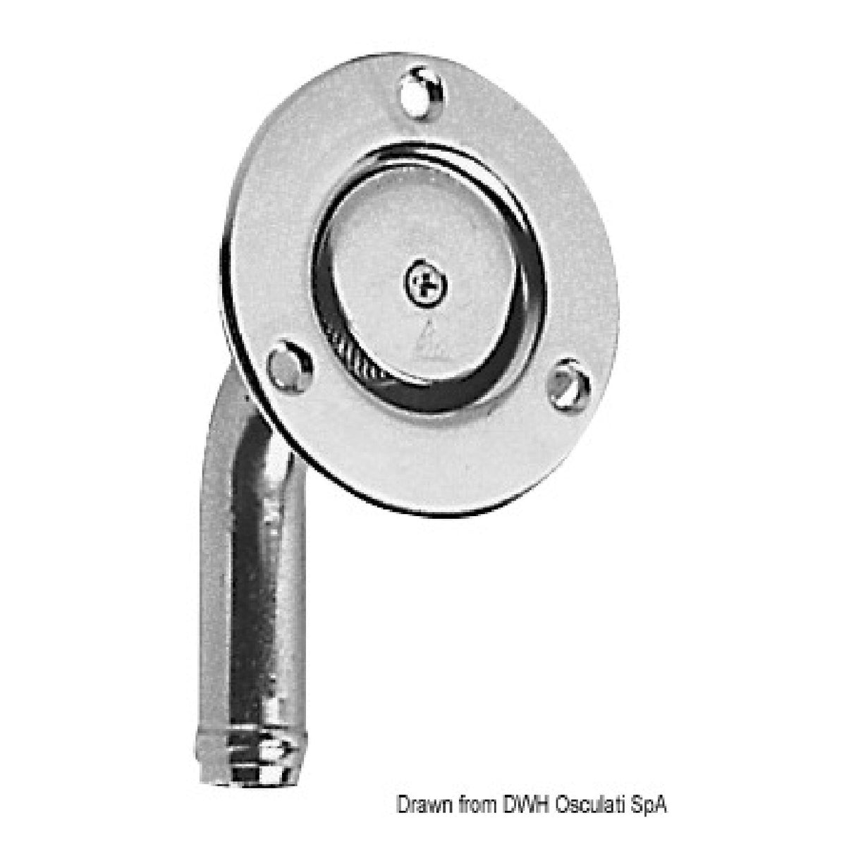 Osculati Sfiato carburante a 90 in acciaio inox a filo 20.267.60