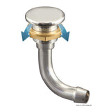 Ventilación de combustible de latón cromado Osculati Full Flush 90 20.274.16