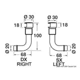 Osculati Sfiato carburante in Acciaio Inox lucidato a specchio 20.287.80