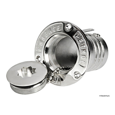 Osculati French-type filler cap in mirror-polished AISI 316 stainless steel 20.461.02