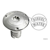 Osculati French-type filler cap in mirror-polished AISI 316 stainless steel 20.461.02