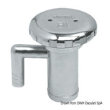 Osculati Tappo rifornimento in Acciaio Inox AISI 316 lucidato a specchio con sfiato 20.565.01