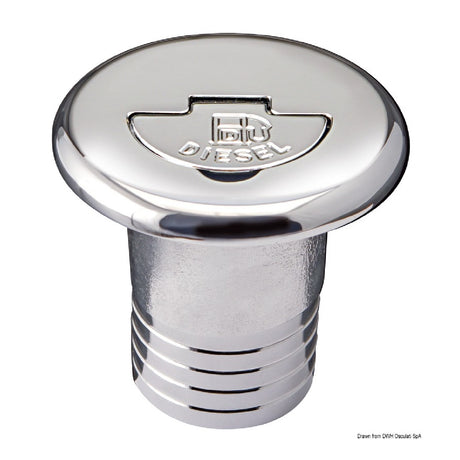 Osculati Straight chromed brass deck filler 20.666.02