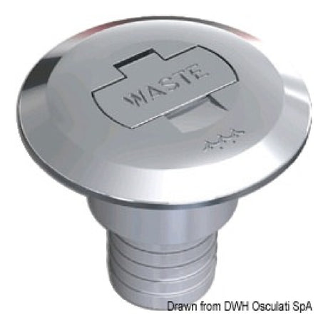 Osculati Chromed brass cap with key 20.668.01
