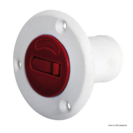 Osculati Tappo carburante a norme CE in Nylon/Fiberglass di colore bianco 20.669.02