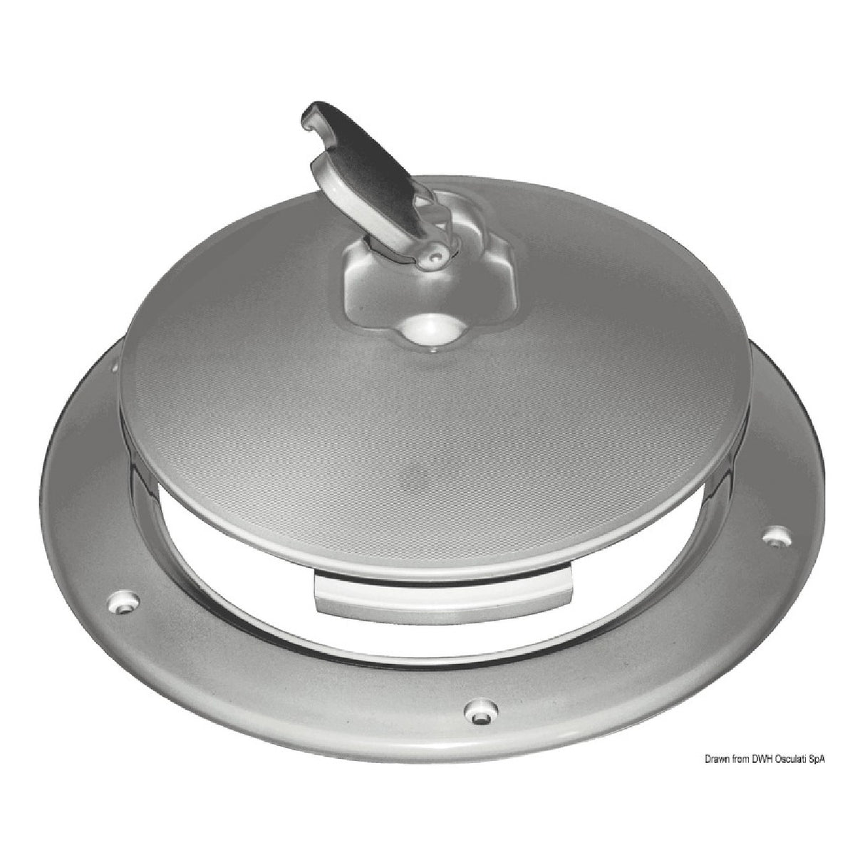 Trampilla de inspección con tapa homologada CE Osculati 265 x 215 mm 20.840.00