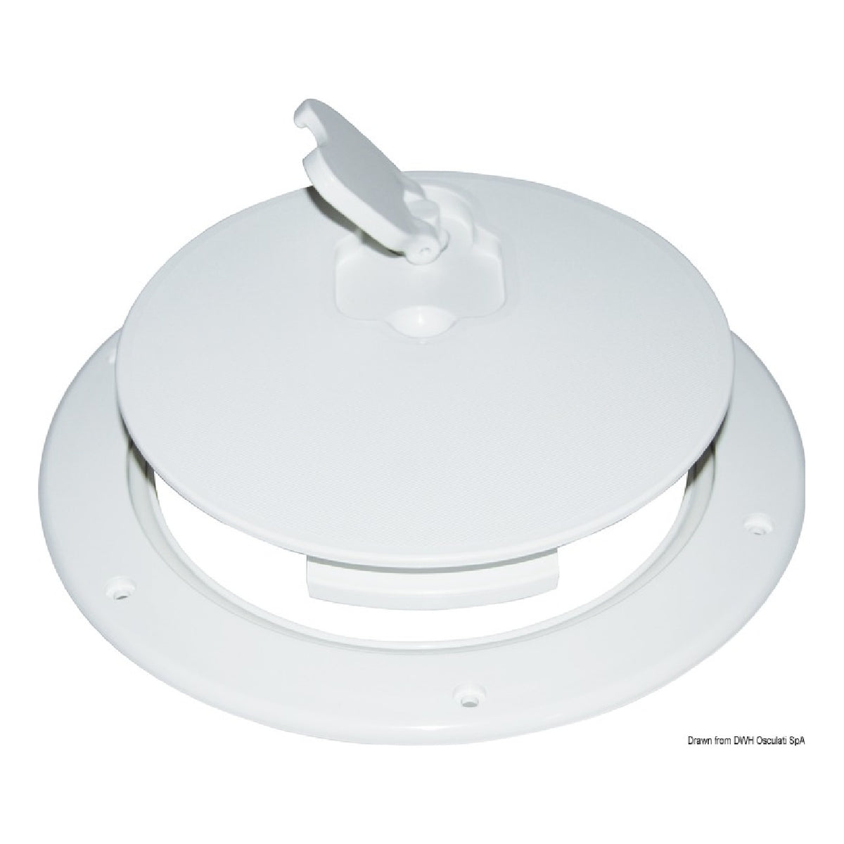 Trampilla de inspección con tapa homologada CE Osculati 315x270 mm 20.844.00
