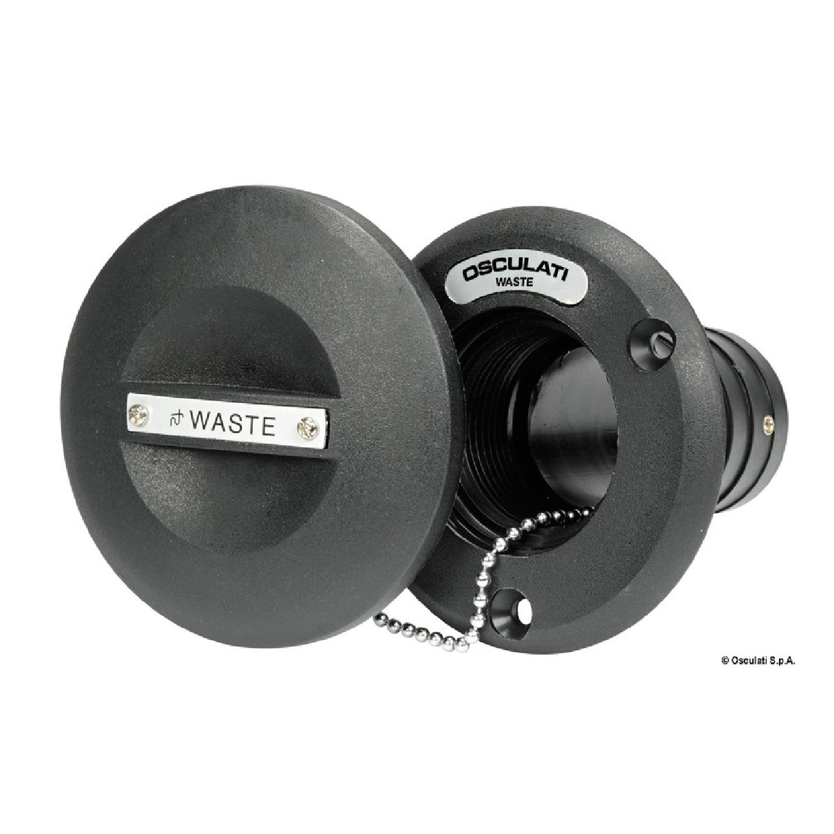 Osculati Tappo imbarco in Nylon neri 20.868.02