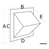Osculati Vano ad incasso per tappo rifornimento 20.900.01