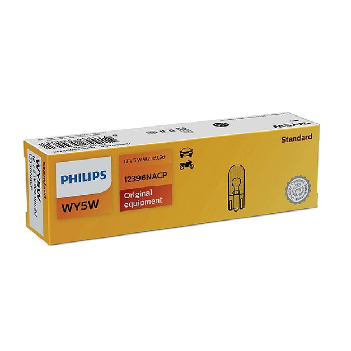 Philips Lampadina di ricambio WY5W ARANCIO - 12V 5W