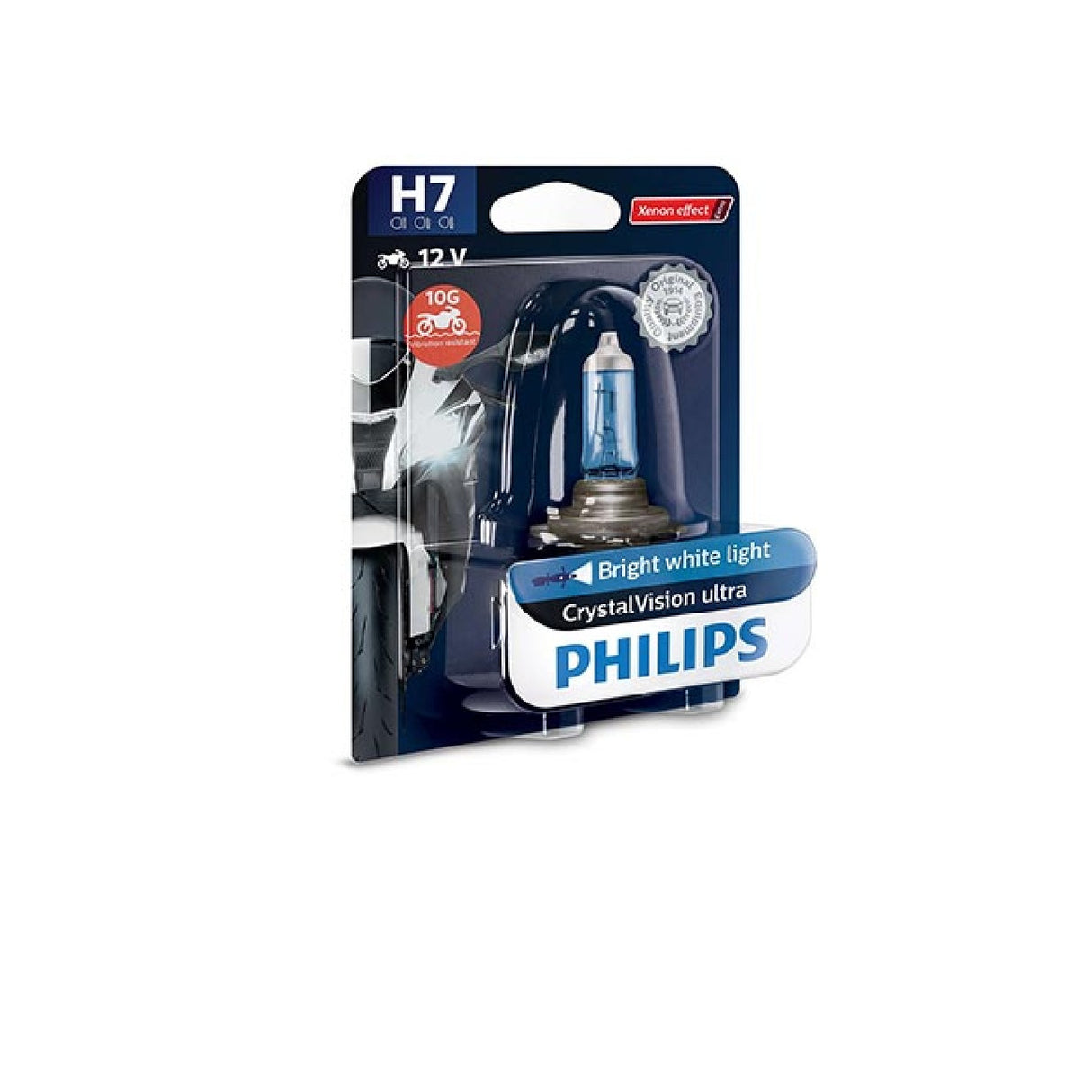 Philips H7 CRYSTAL VISION Replacement Bulb - 12V 55W