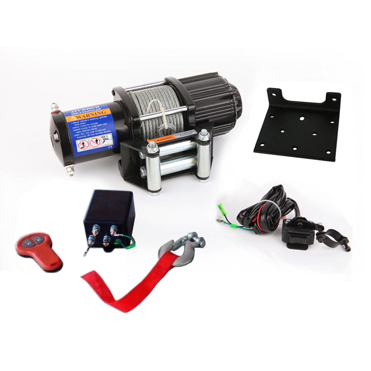 Cabrestante eléctrico Trem para arrastre de motor W 800 Cable d. 5,5 mm x 15 mt.
