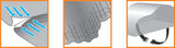 Lampa 4 Stagioni Copriauto in PEVA Elettrosaldato AG-1 400x170x160 cm