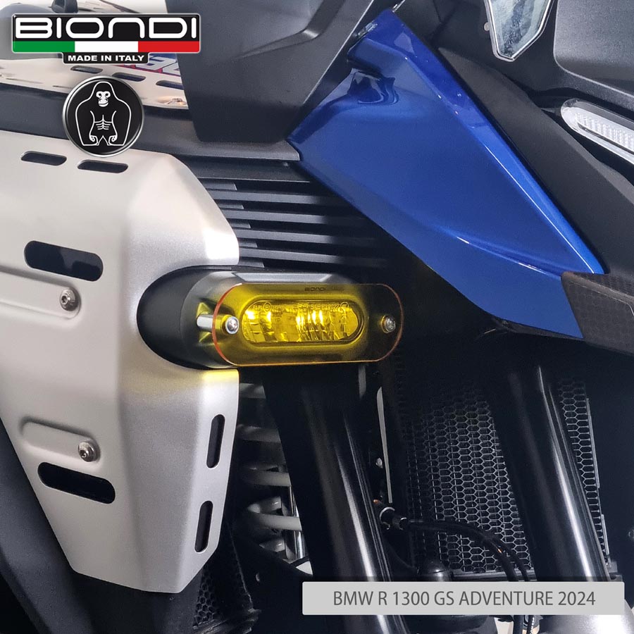 Biondi Lenti Protezione Fari Antinebbia Giallo Fluo BMW R 1300 GS Adventure 2024 - 8010508