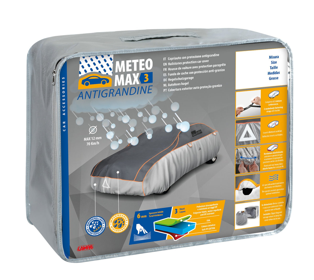 Lampa Meteo-Max 2, copriauto antigrandine - AG-1 20550