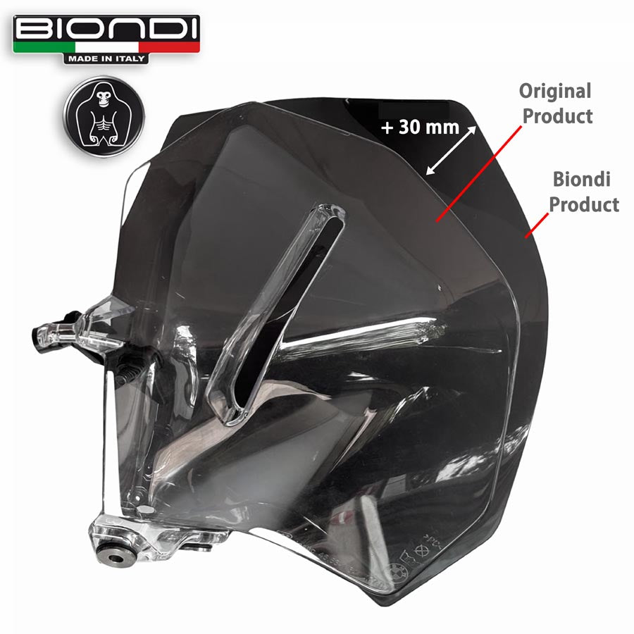Biondi Deflettori Aria Maggiorati BMW R 1300 GS 2024 - Fumé Scuro