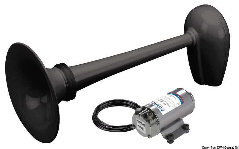 Marco Tromba nera omologata RINA fino a 20 m 12 V