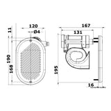 Marco HURRICANE elektropneumatisches Horn mit im Horn und in der Maske integriertem Kompressor.