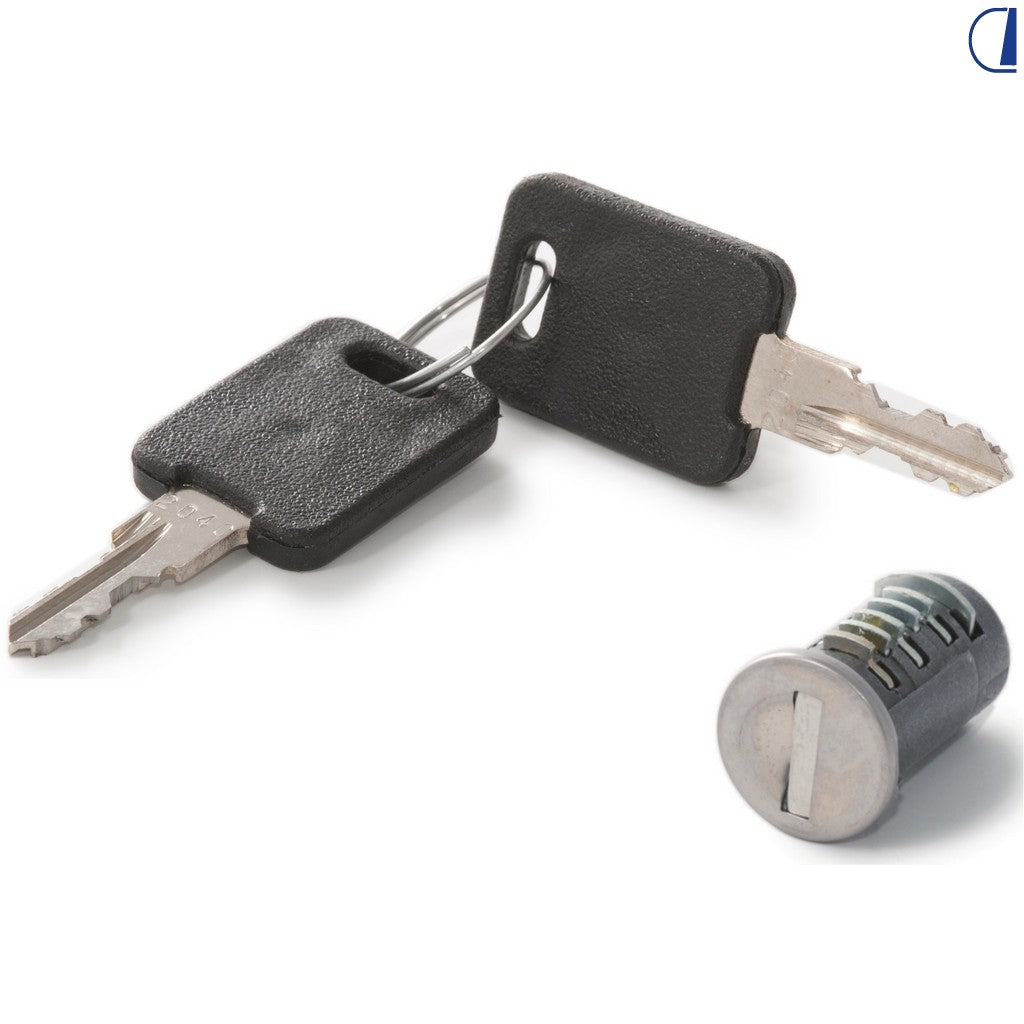 Di-Tec Cilindro standard vecchio tipo con coppia di chiavi per serratura camper