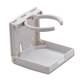 Trem Tilting Glass and Can Holder White-White