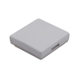 Trem Tilting Glass and Can Holder White-White