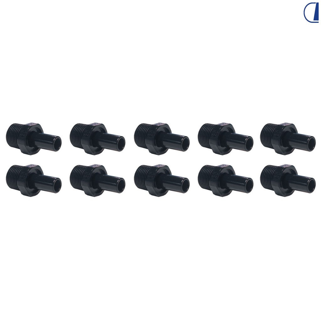 John Guest Riduzione maschio 12 mm / 1/2" filetto maschio conf. 10 pz