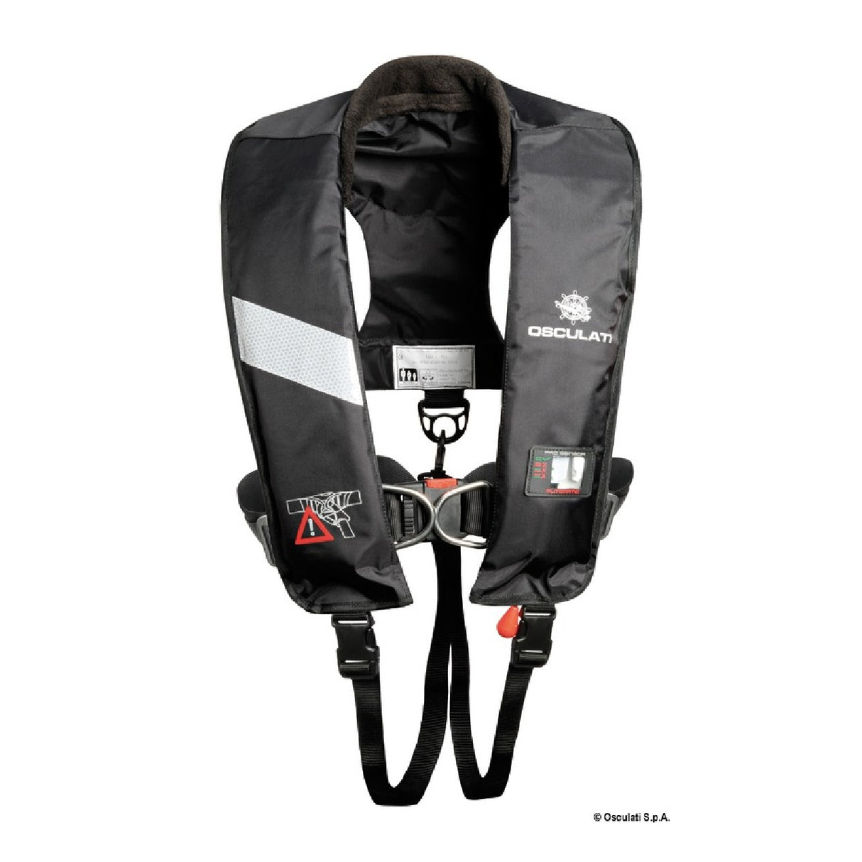 Osculati Professional Self-Inflating Life Jacket 180 N (EN ISO 12402-3 Approved) 22.397.00