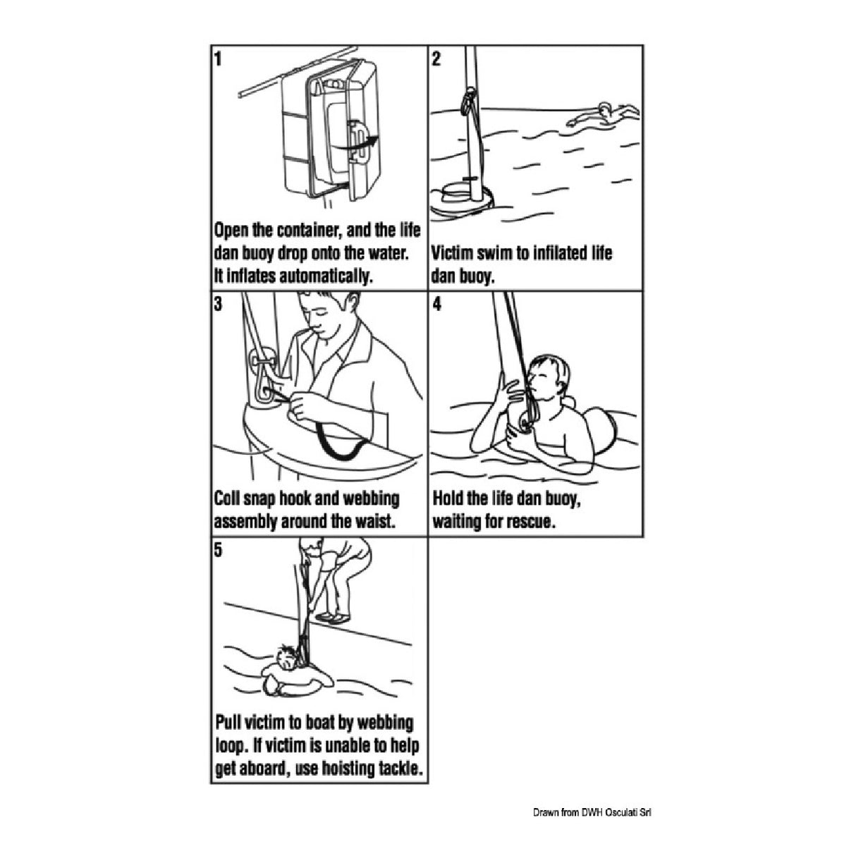 LIfe Dan Buoy M.O.B autogonfiabile Osculati 22.422.00