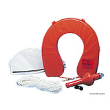 Flotador de herradura Osculati 22.416.02 con accesorios + carcasa 22.424.01
