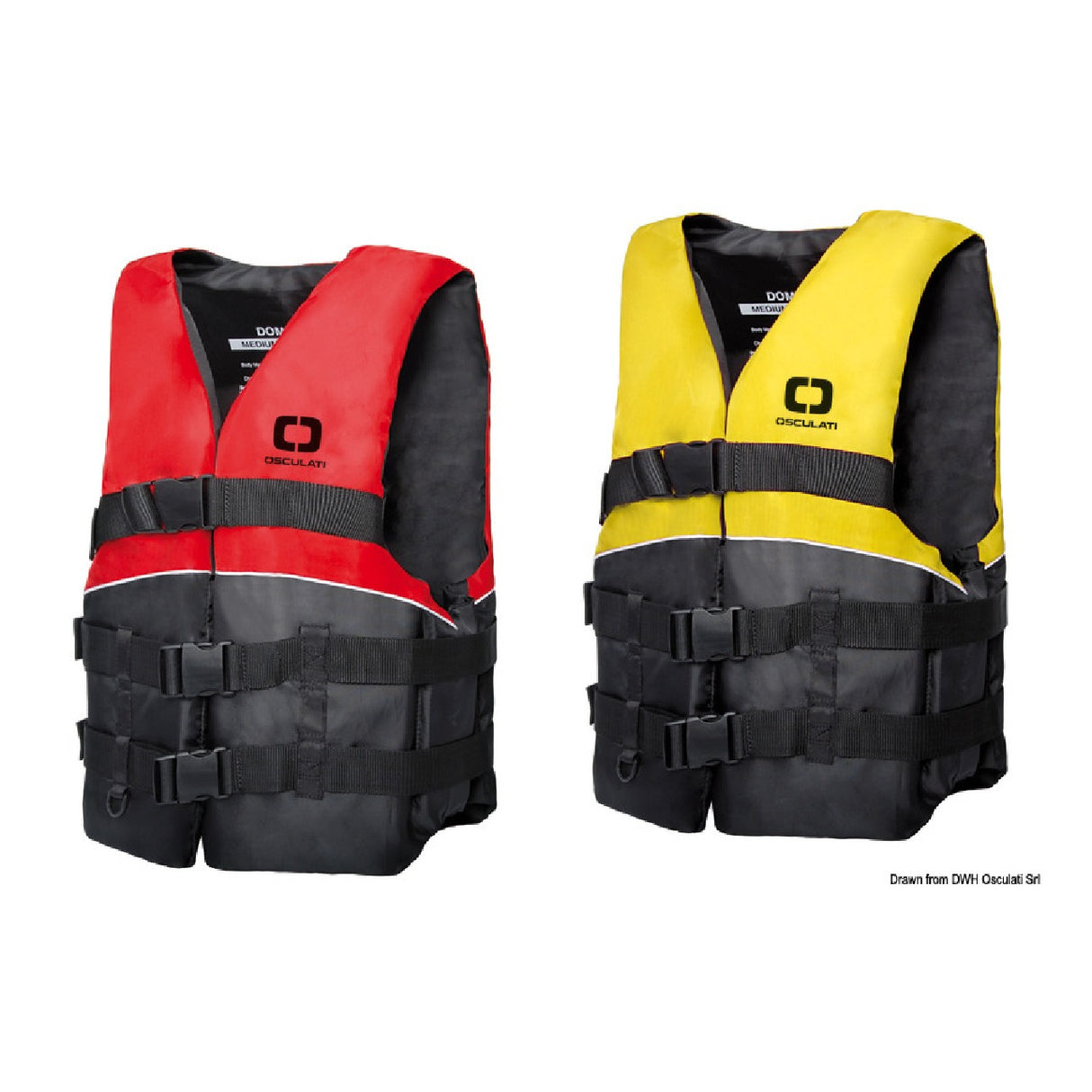 Osculati Dominator Ski Buoyancy Aid - 50 N (EN ISO 12402-5) Yellow 22.473.01